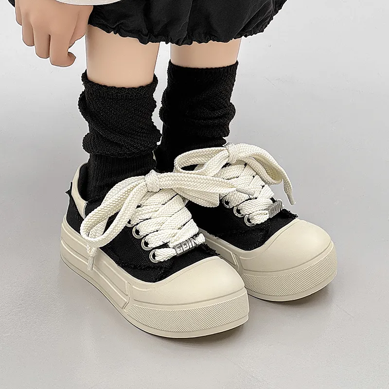 MUYI Breathable Height Increase Low Top Casual Shoes Unisex Black-12
