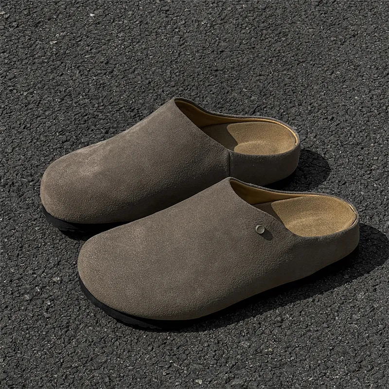 MUYI Rubber Sole Slip Resistant Closed Toe Slippers Unisex-33