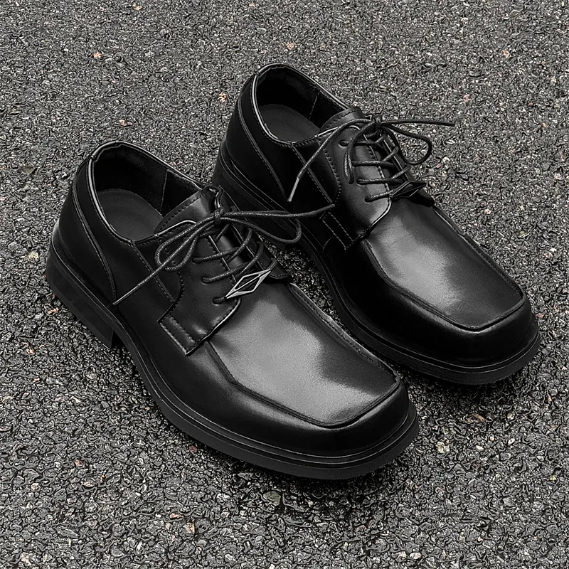 MUYI Low Top Casual Shoes Men's Black-9