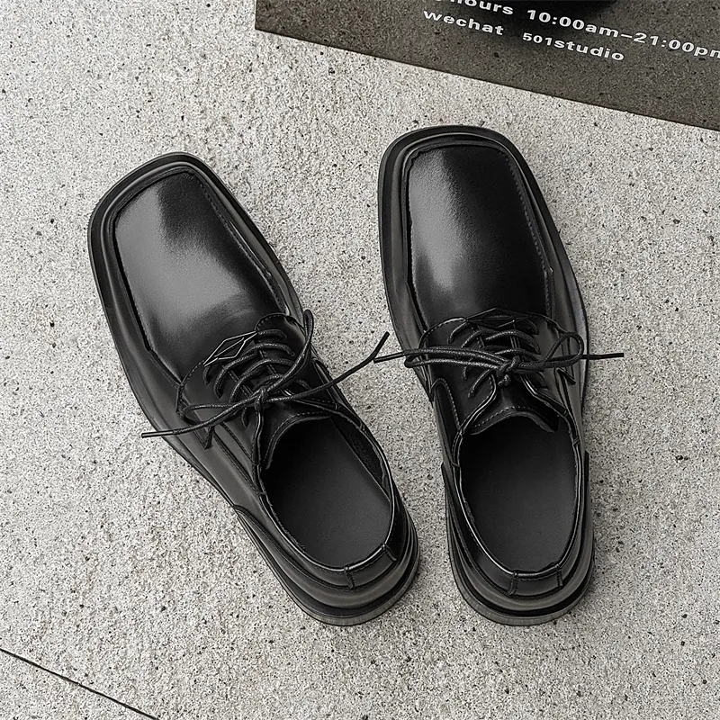 MUYI Low Top Casual Shoes Men's Black-11