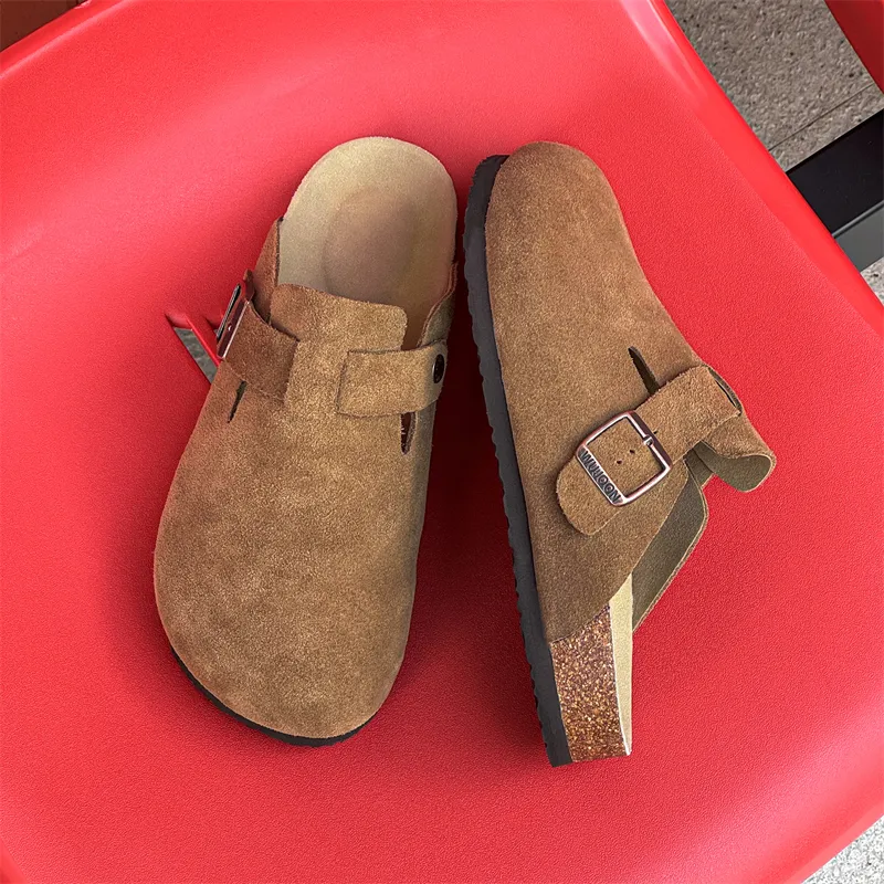 MUYI Rubber Sole Closed Toe Slippers Unisex-59