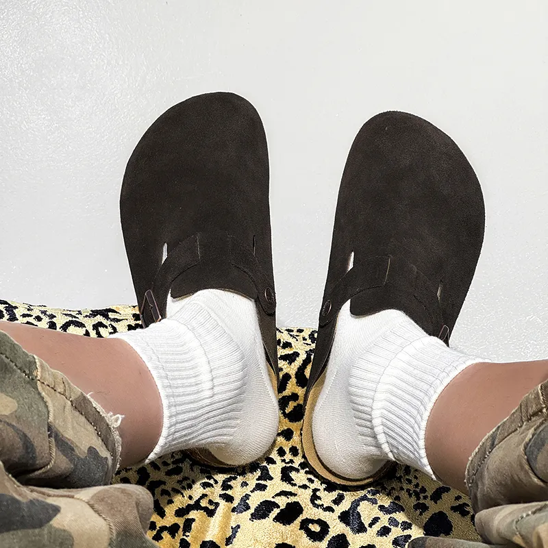 MUYI Rubber Sole Closed Toe Slippers Unisex-37