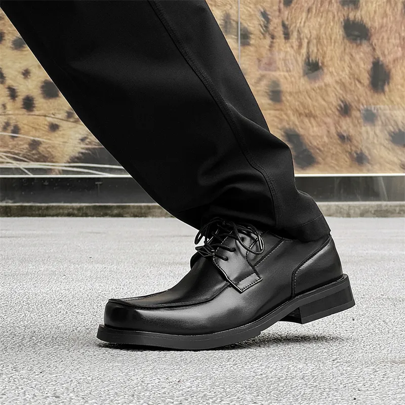 MUYI Low Top Casual Shoes Men's Black-6
