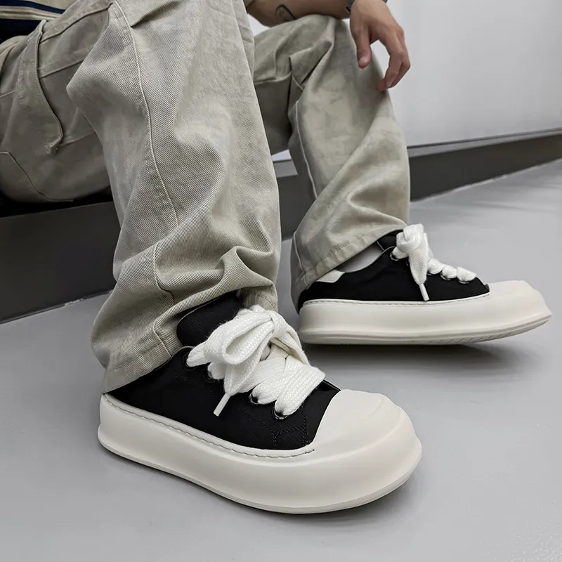 MUYI Slip Resistant Low Top Skateboard Shoes Men's-4