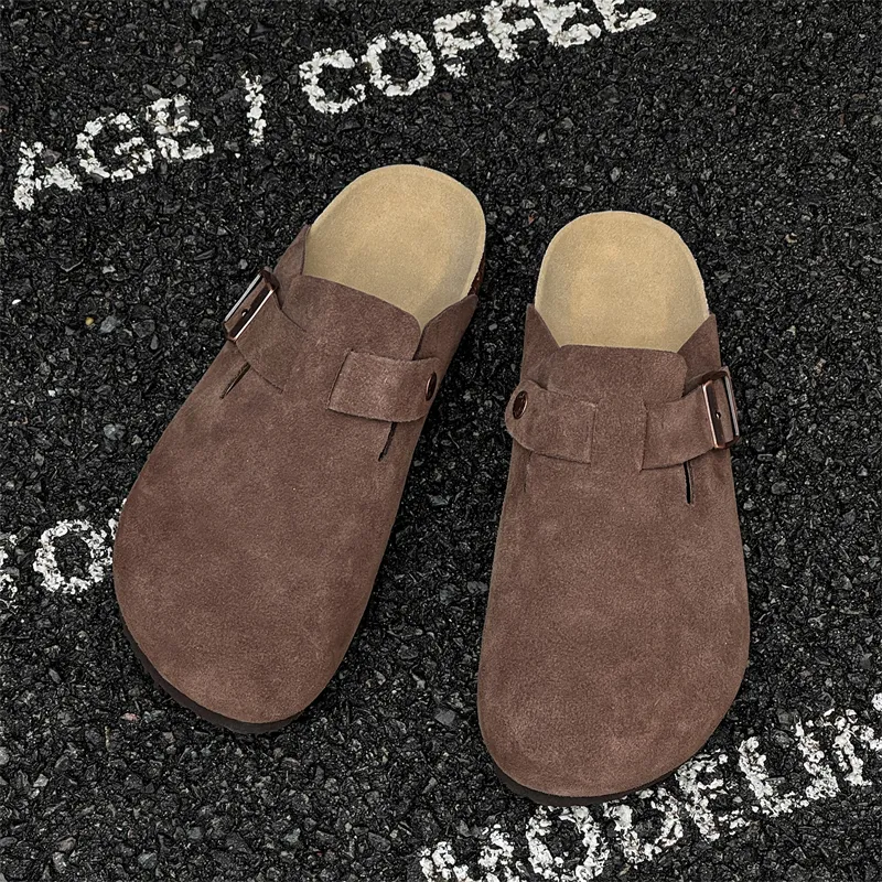 MUYI Rubber Sole Closed Toe Slippers Unisex-69