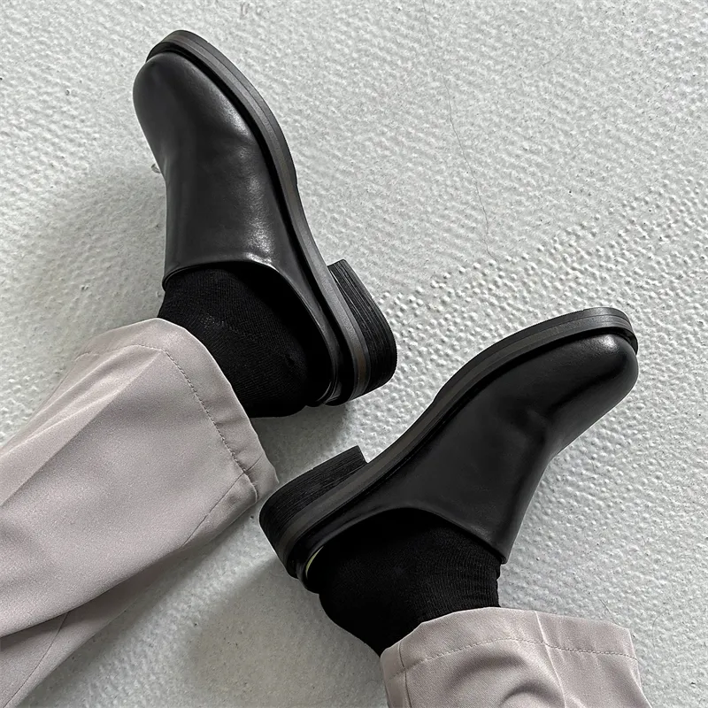 MUYI Rubber Sole Abrasion Resistant Slip Resistant Closed Toe Slippers Men's-7
