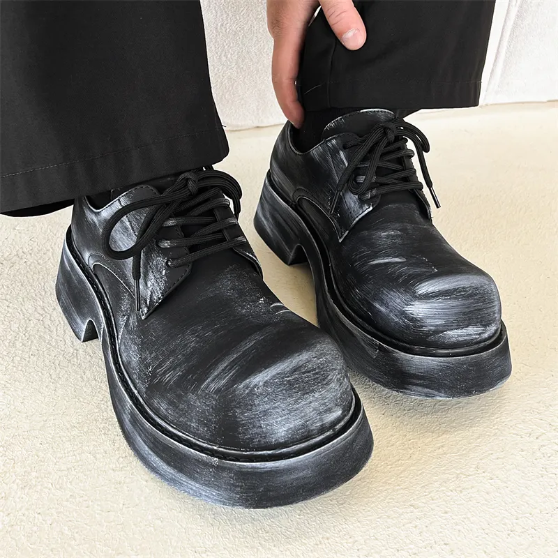 MUYI Low Top Casual Shoes Men's Gray-5