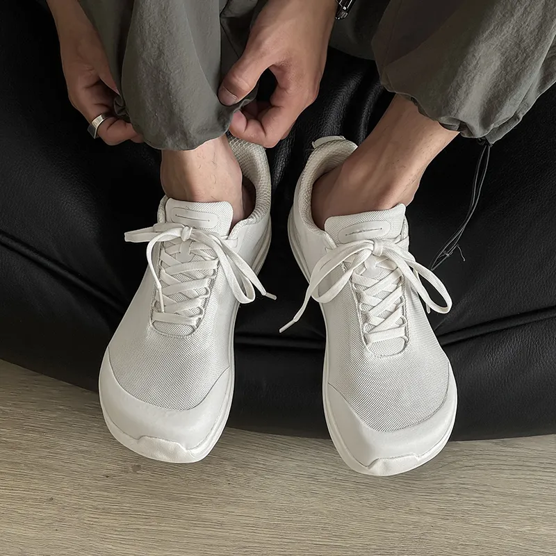 MUYI Breathable Height Increase Low Top Casual Shoes Unisex-9