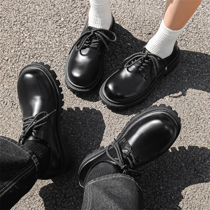 MUYI Cushioning, Breathable, Height Increasing Low Top Casual Shoes Unisex Black-8