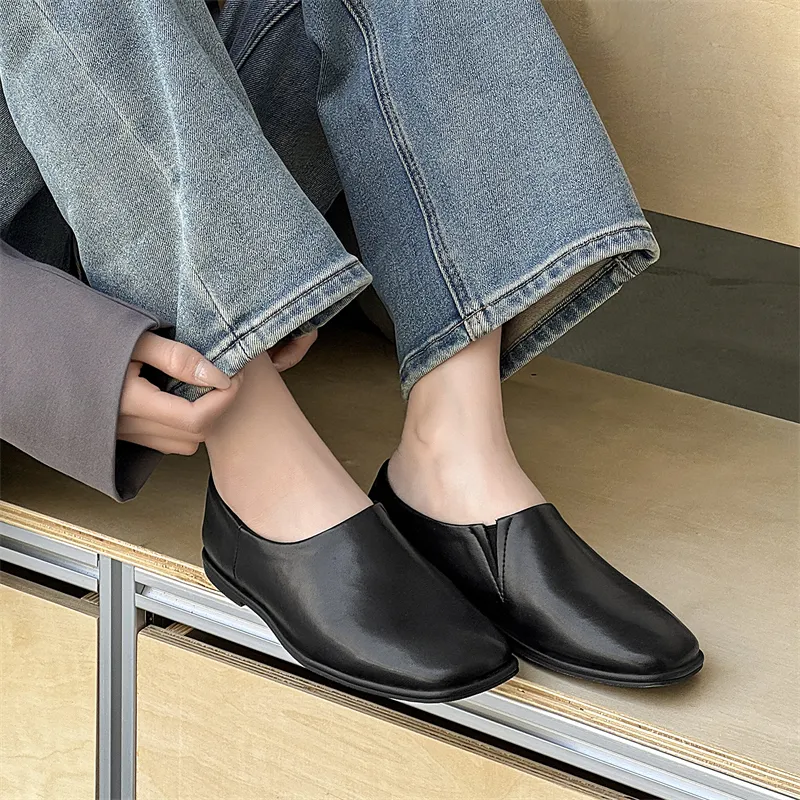 MUYI Low Top Casual Shoes Unisex Black-9