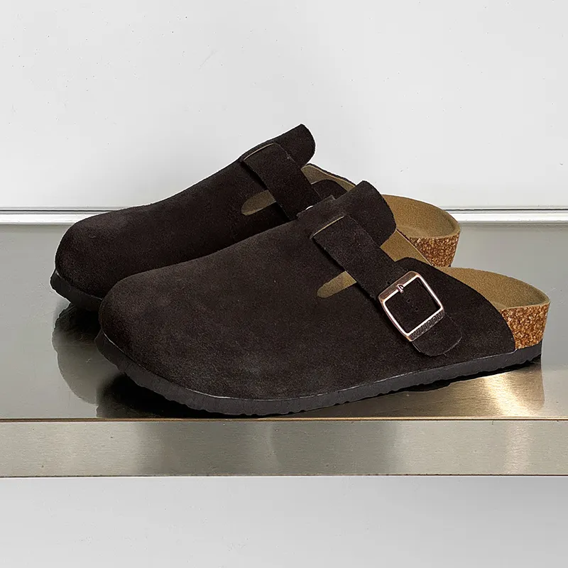 MUYI Rubber Sole Closed Toe Slippers Unisex-64