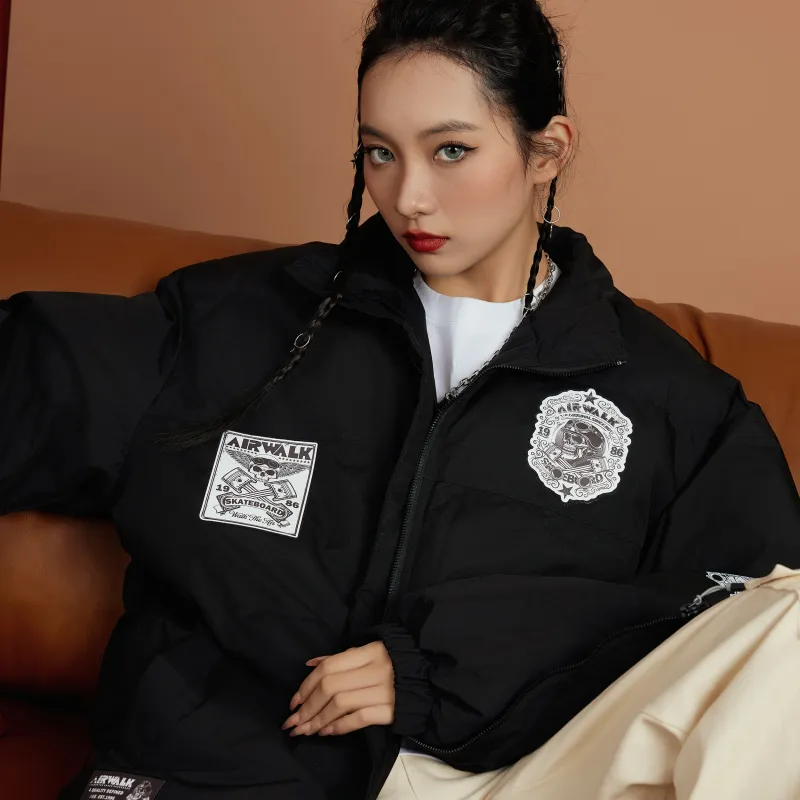 Airwalk Puffer Jacket Coat Unisex-4