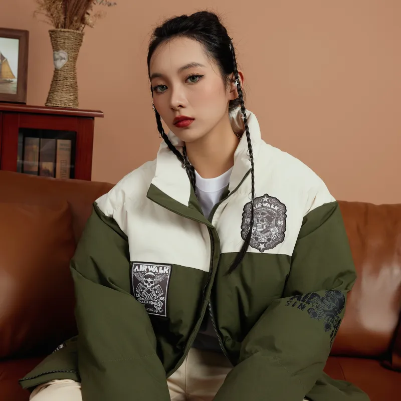 Airwalk Puffer Jacket Coat Unisex-25