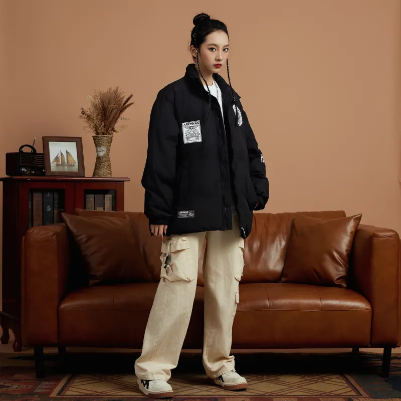 Airwalk Puffer Jacket Coat Unisex-5