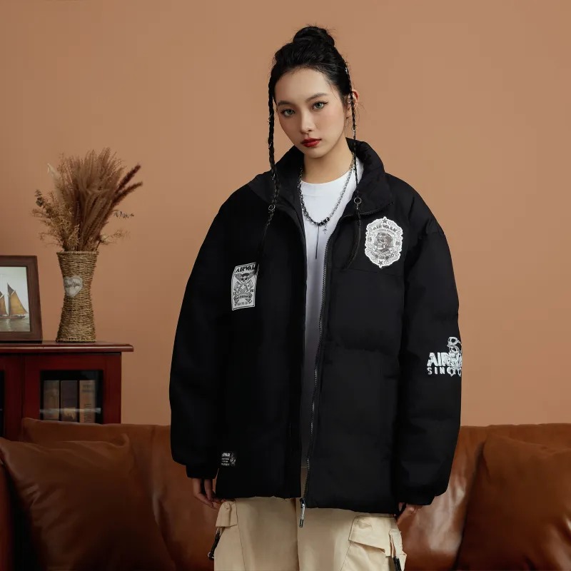 Airwalk Puffer Jacket Coat Unisex-2