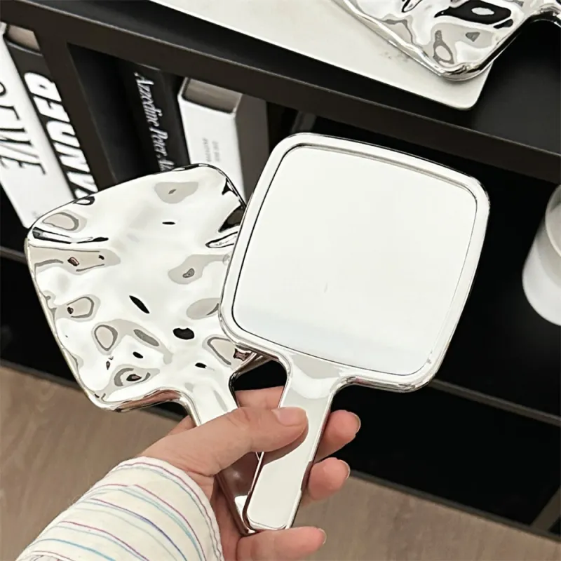A Few More Cute Creative Electroplated High Definition Portable Square Controller Make Up Mirrors-4