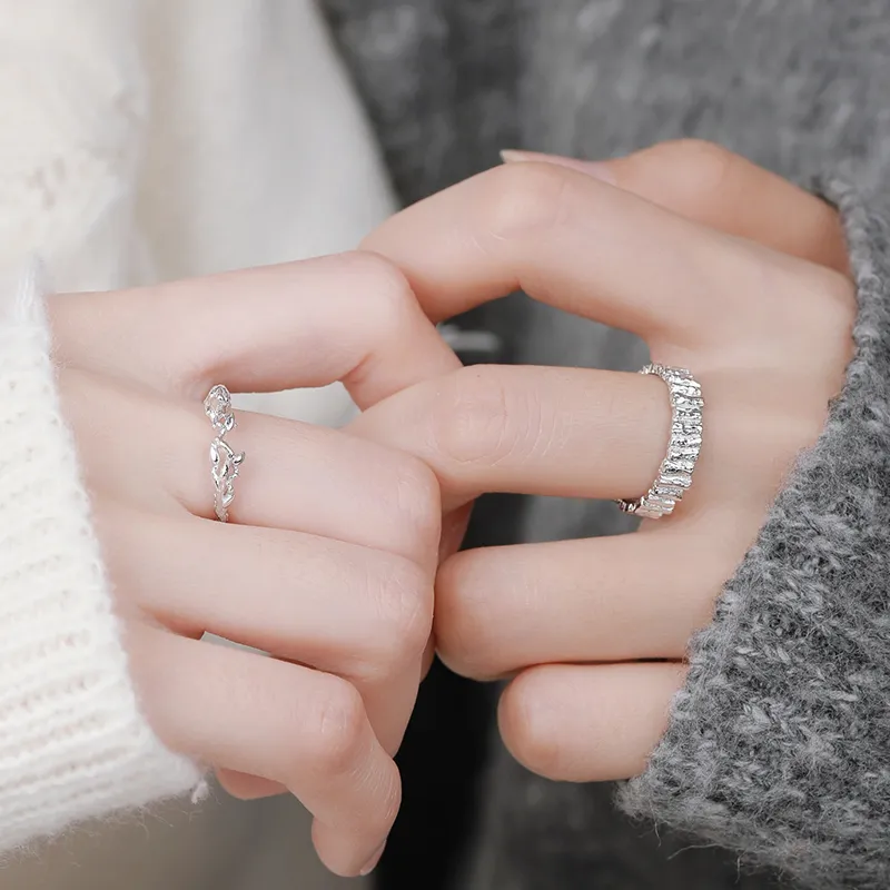 TRVMOE S925 Silver Rings Unisex-1