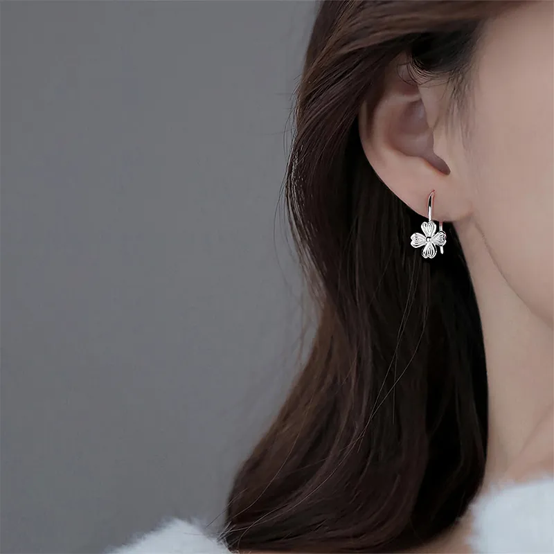TRVMOE 999 Fine Silver Earrings Women's-2