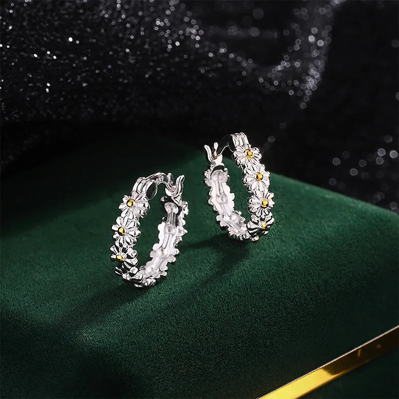 TRVMOE Sterling Silver Earrings Women's-4
