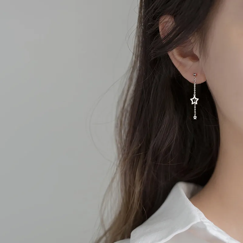 TRVMOE 999 Fine Silver Drop Earrings Women's-3