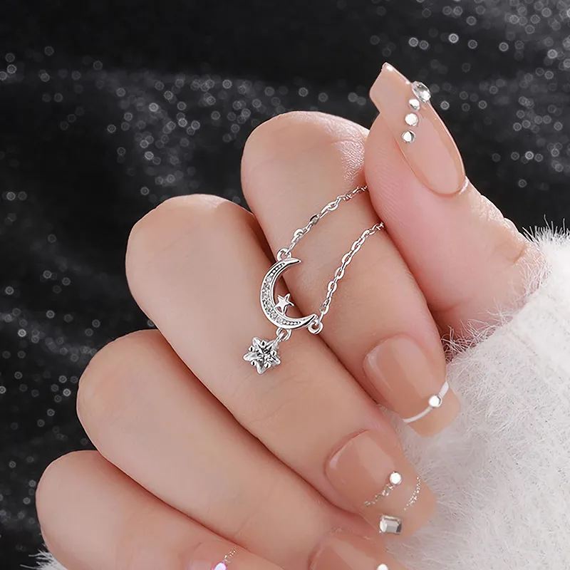 TRVMOE 999 Fine Silver Necklaces Women's-3
