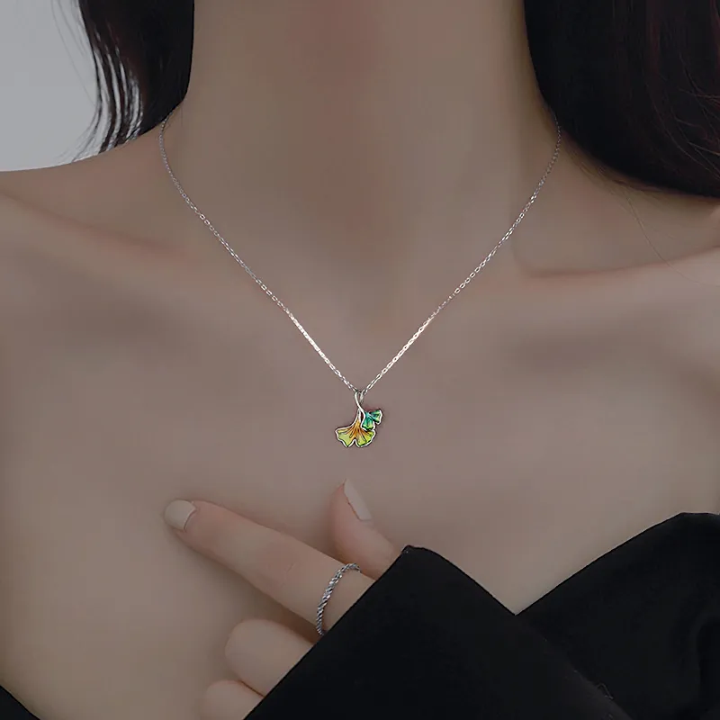 TRVMOE S999 Silver Necklaces Women's-2