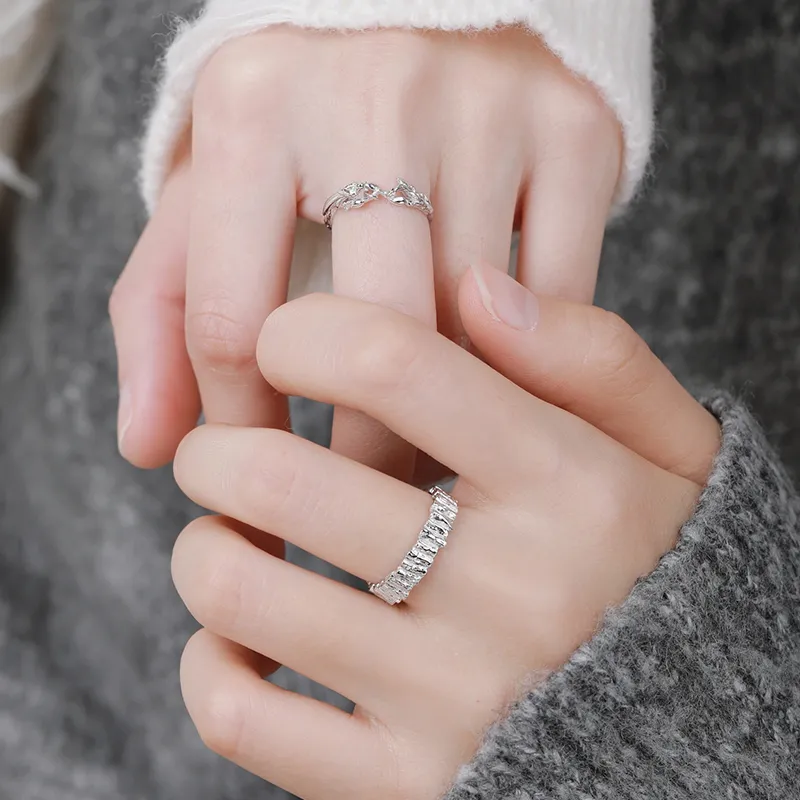 TRVMOE S925 Silver Rings Unisex-2