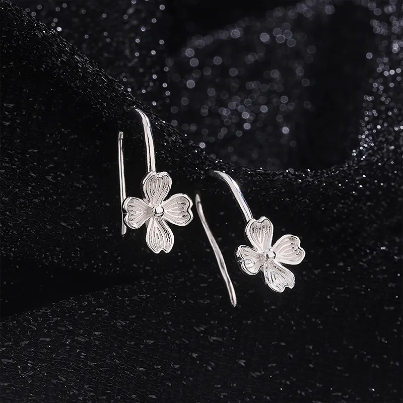 TRVMOE 999 Fine Silver Earrings Women's-5