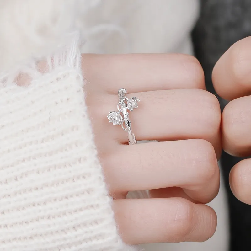 TRVMOE S925 Silver Rings Women's-3