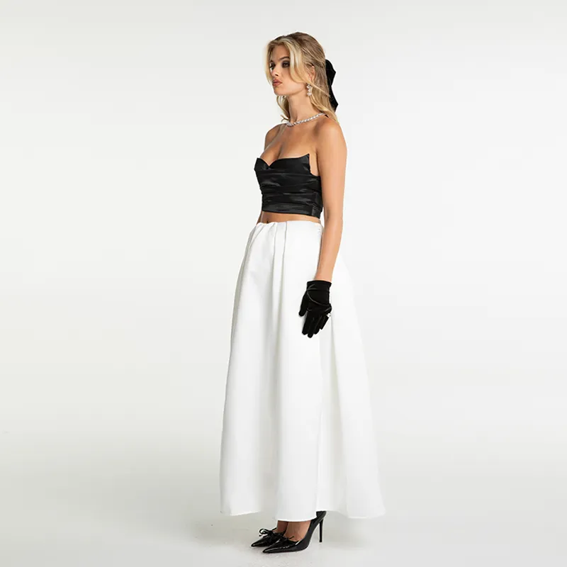NANA JACQUELINE Crop Tops Women's Black-5