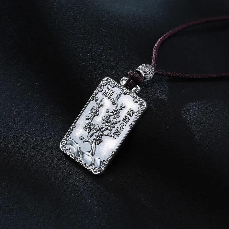 LIANDUO S999 Fine Silver Necklaces Unisex-7