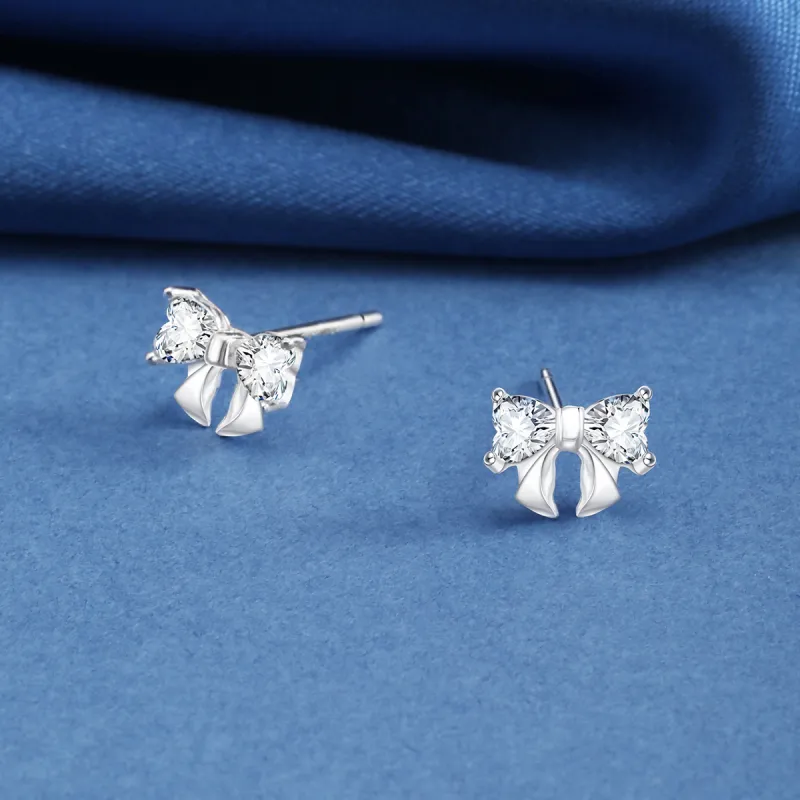 LIANDUO S999 Fine Silver Stud Earrings Women's-2
