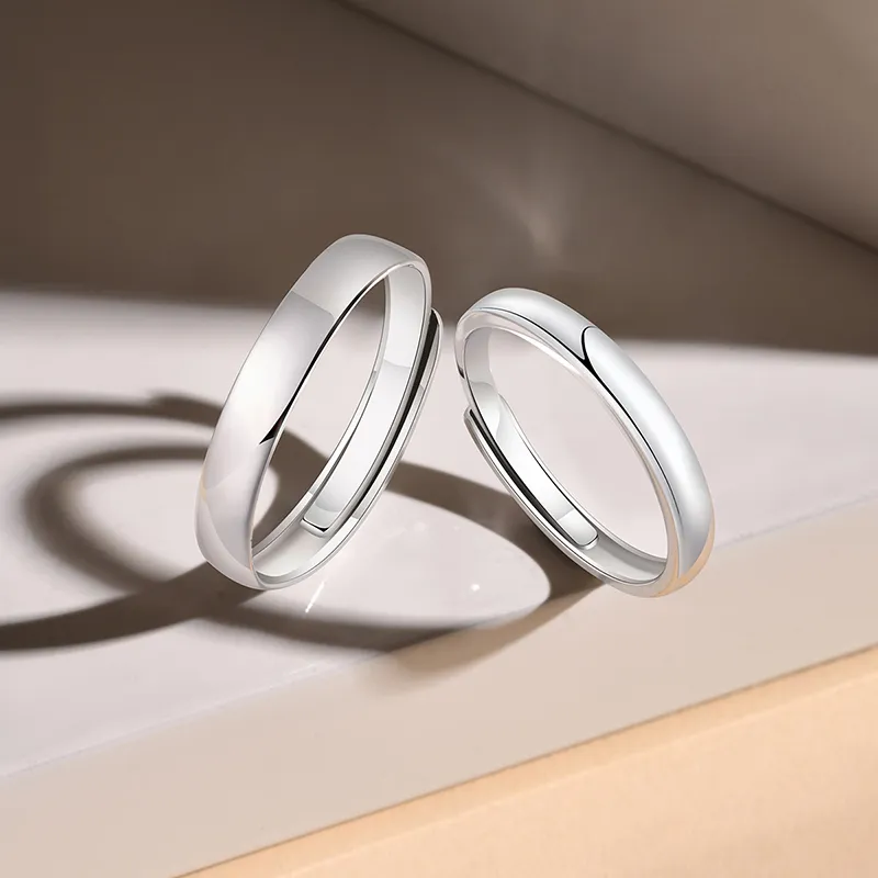 LIANDUO S925 Silver Rings Unisex-5