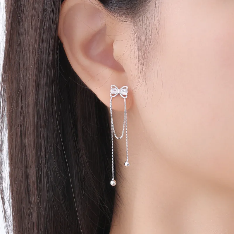 LIANDUO S925 Silver Earrings Women's-2