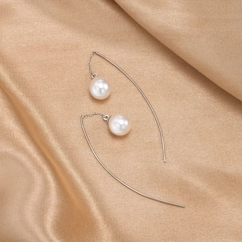 LIANDUO Freshwater Pearl Drop Earrings Women's-2
