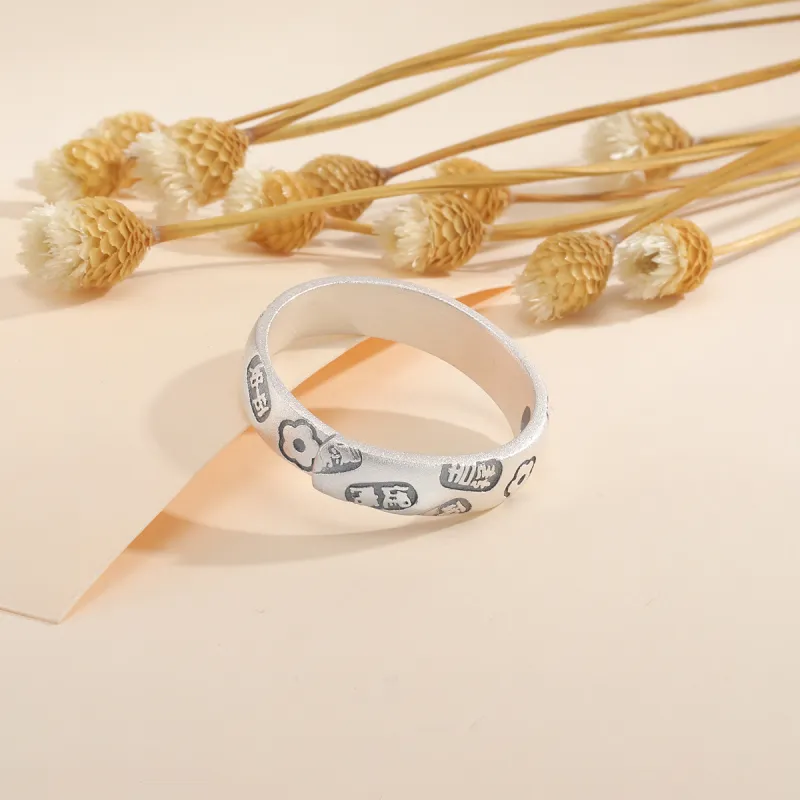 LIANDUO S999 Fine Silver Rings Unisex-3