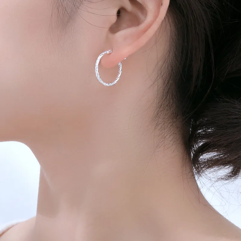 LIANDUO S925 Silver Earrings Women's-4