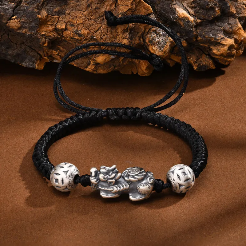 LIANDUO S999 Fine Silver Bracelets Men's-1