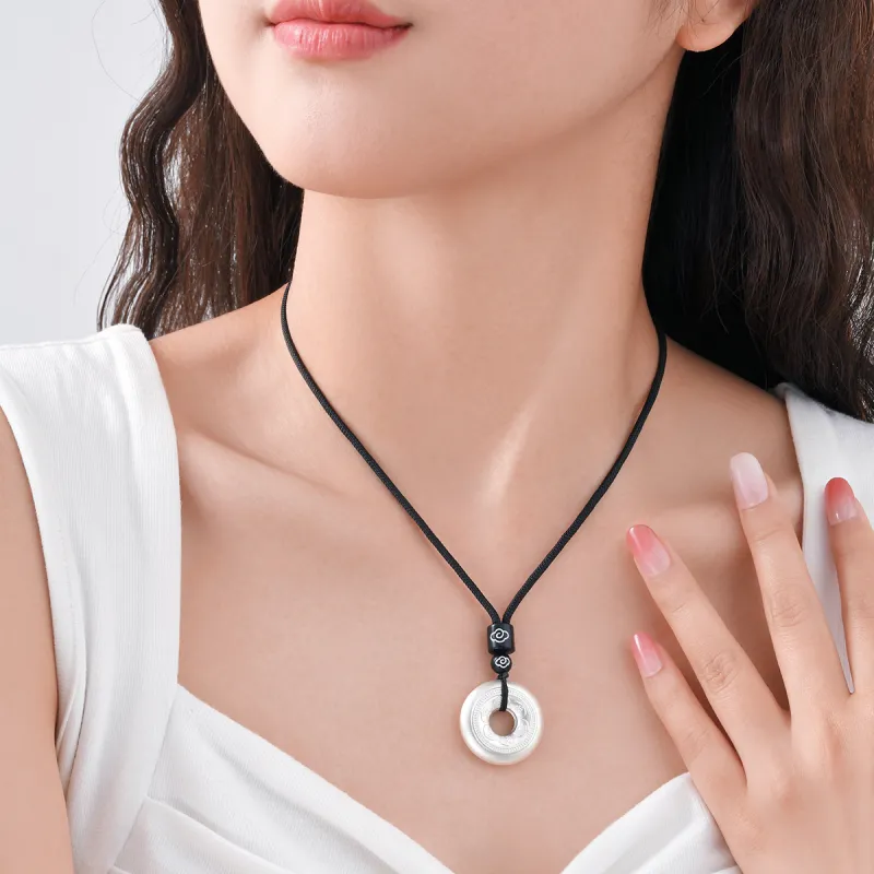 LIANDUO S999 Fine Silver Necklaces Unisex-4