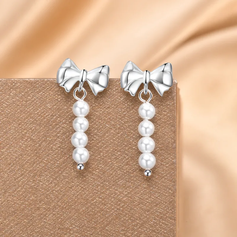 LIANDUO S925 Silver Earrings Women's-2