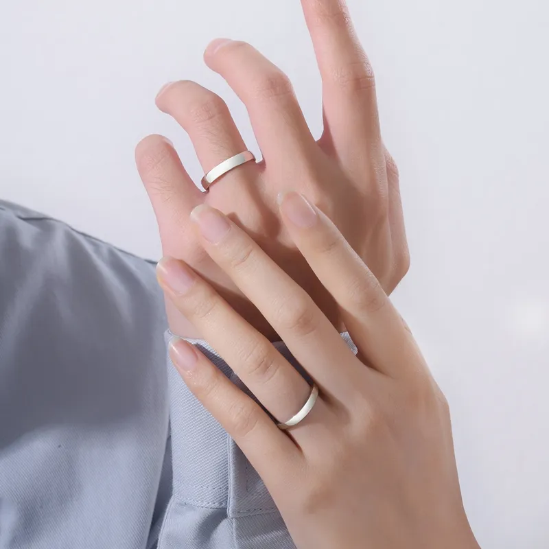 LIANDUO S925 Silver Rings Unisex-1