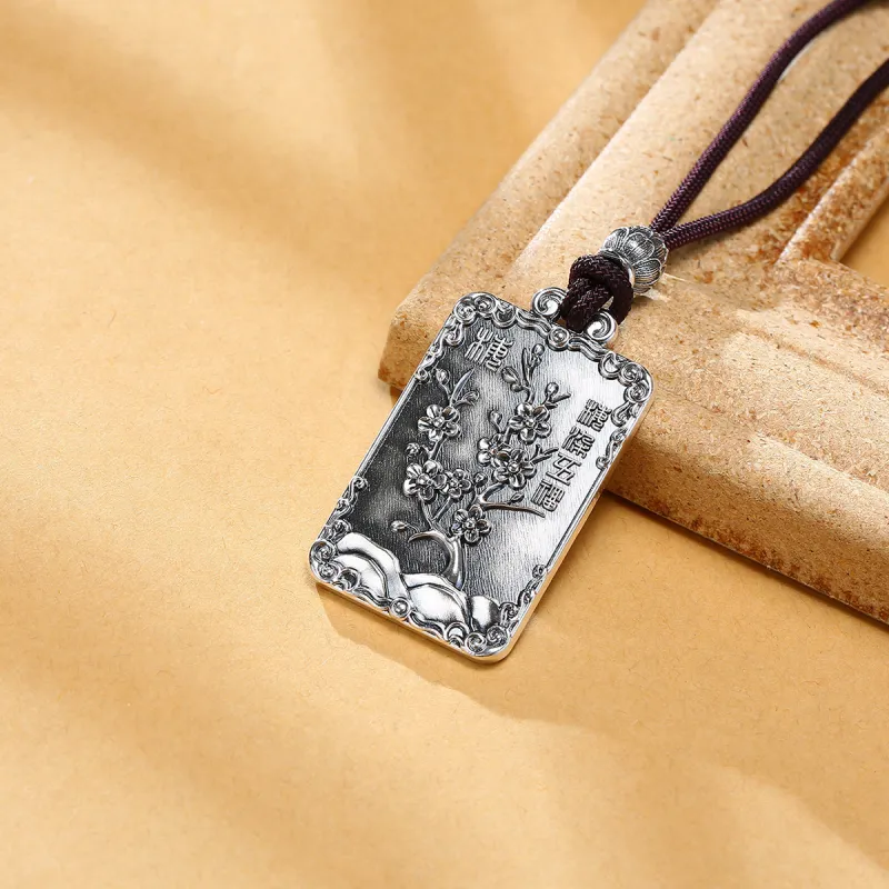 LIANDUO S999 Fine Silver Necklaces Unisex-3