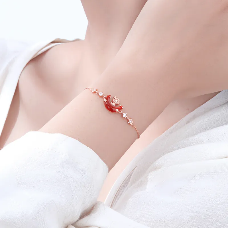 LIANDUO Agate Bracelets Women's-5