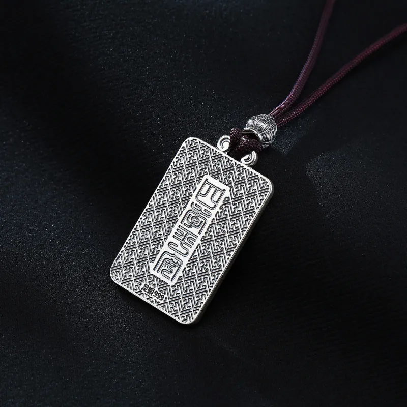 LIANDUO S999 Fine Silver Necklaces Unisex-6