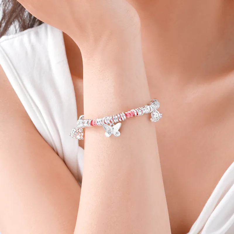 LIANDUO S999 Fine Silver Pure Silver Bracelets Women's-4