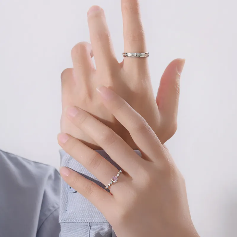 LIANDUO S925 Silver Rings Unisex-4