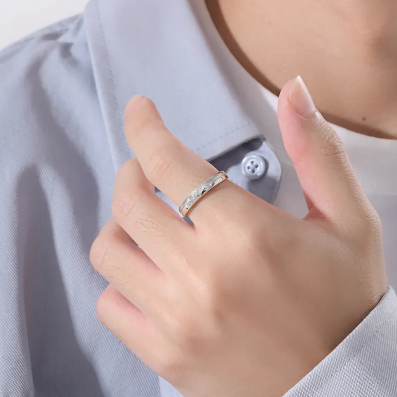 LIANDUO S925 Silver Rings Unisex-5