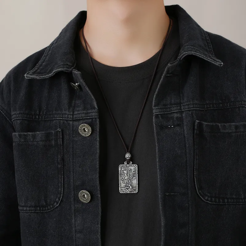 LIANDUO S999 Fine Silver Necklaces Unisex-1