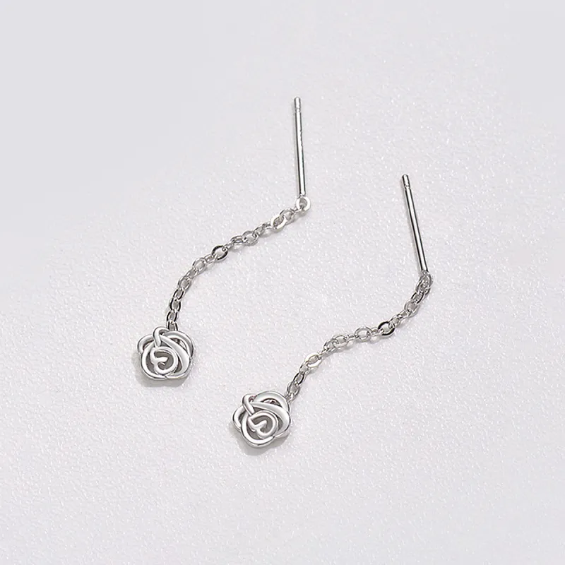 LIANDUO 999 Fine Silver Drop Earrings Women's Good Luck-2