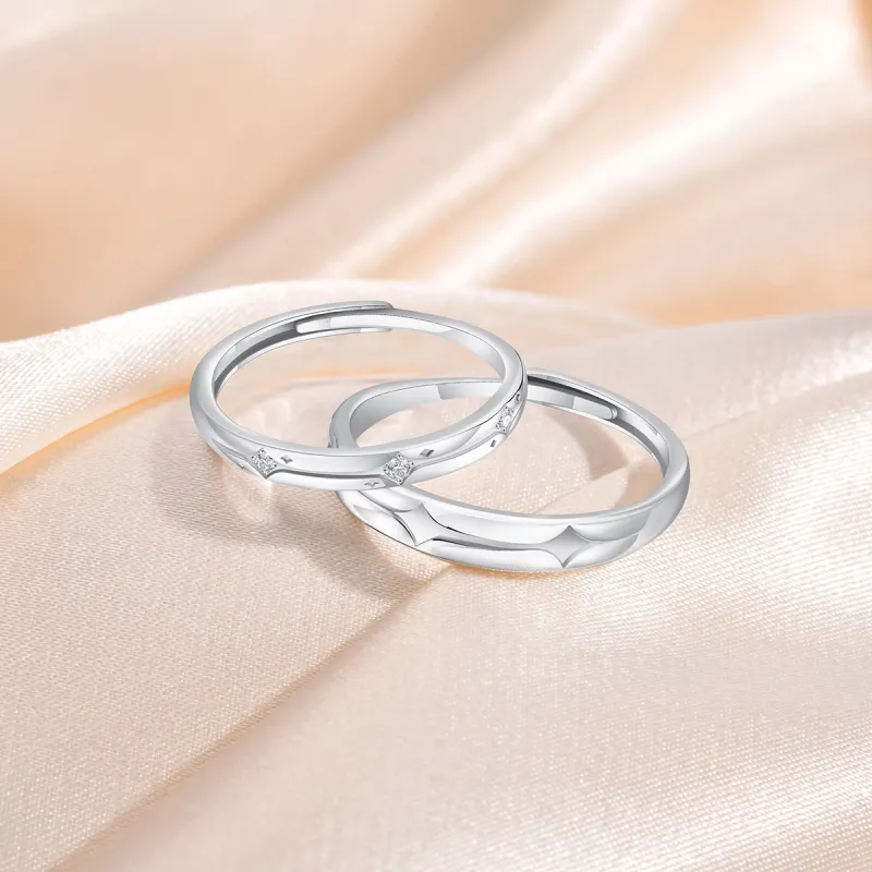 LIANDUO S925 Silver Rings Unisex-1